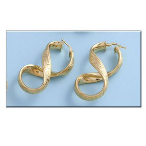AROS ORO 18KL GRECA - Peso: 8.90 gr 