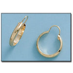 AROS ORO 18KL MEDIA CAÑA - 12MM