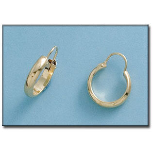 AROS ORO 18KL MEDIA CAÑA - 9MM