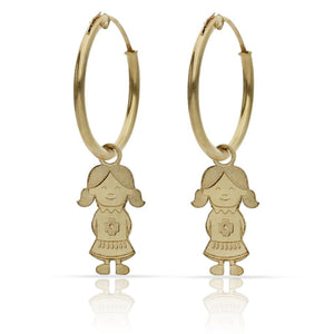 AROS ORO 18KL NIÑA
