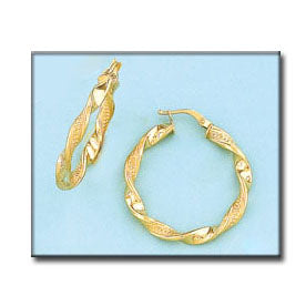 AROS ORO 18KL ONDULADOS - 18MM - Peso: 2.10 gr 