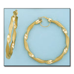 AROS ORO 18KL ONDULADOS - 52MM - Peso: 9.25 gr 