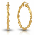 AROS ORO 18KL ONDULADOS - 60MM - Peso: 8.70 gr 