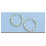 AROS ORO 18KL RIZADOS - 17MM