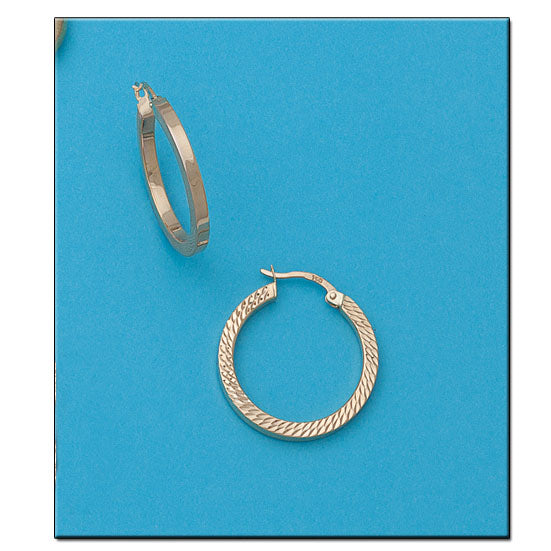 AROS ORO 18KL TALLADOS - 20MM - Peso: 2.35 gr 
