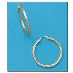 AROS ORO 18KL TALLADOS - 30MM - Peso: 3.30 gr 