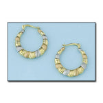 AROS ORO 18KL TRICOLOR - Peso: 2.60 gr 