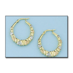AROS ORO 18KL TRICOLOR - Peso: 2.85 gr 