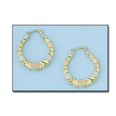 AROS ORO 18KL TRICOLOR - Peso: 4.00 gr 