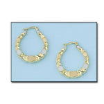 AROS ORO 18KL TRICOLOR - Peso: 4.10 gr 