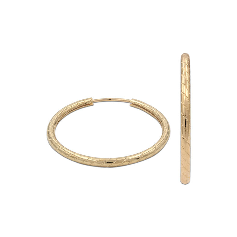 AROS ORO 18KL TUBO - 15MM - Peso: 1.60 gr 