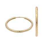 AROS ORO 18KL TUBO - 20MM - Peso: 2.15 gr 