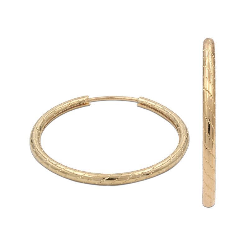 AROS ORO 18KL TUBO - 20MM - Peso: 2.15 gr 