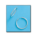 AROS ORO BLANCO 18KL  20MM