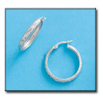 AROS ORO BLANCO 18KL - Peso: 2.30 gr 