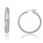 AROS ORO BLANCO 18KL - Peso: 3.95 gr 