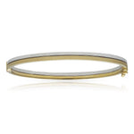 BRAZALETE ORO 18KL BICOLOR - Peso: 6.80 gr 