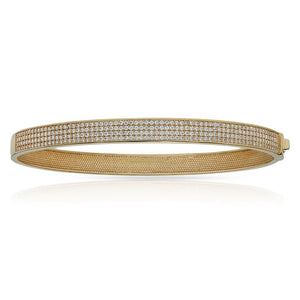 BRAZALETE ORO 18KL CIRCONITAS - Peso: 13.25 gr 