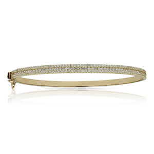 BRAZALETE ORO 18KL CIRCONITAS - Peso: 6.95 gr 