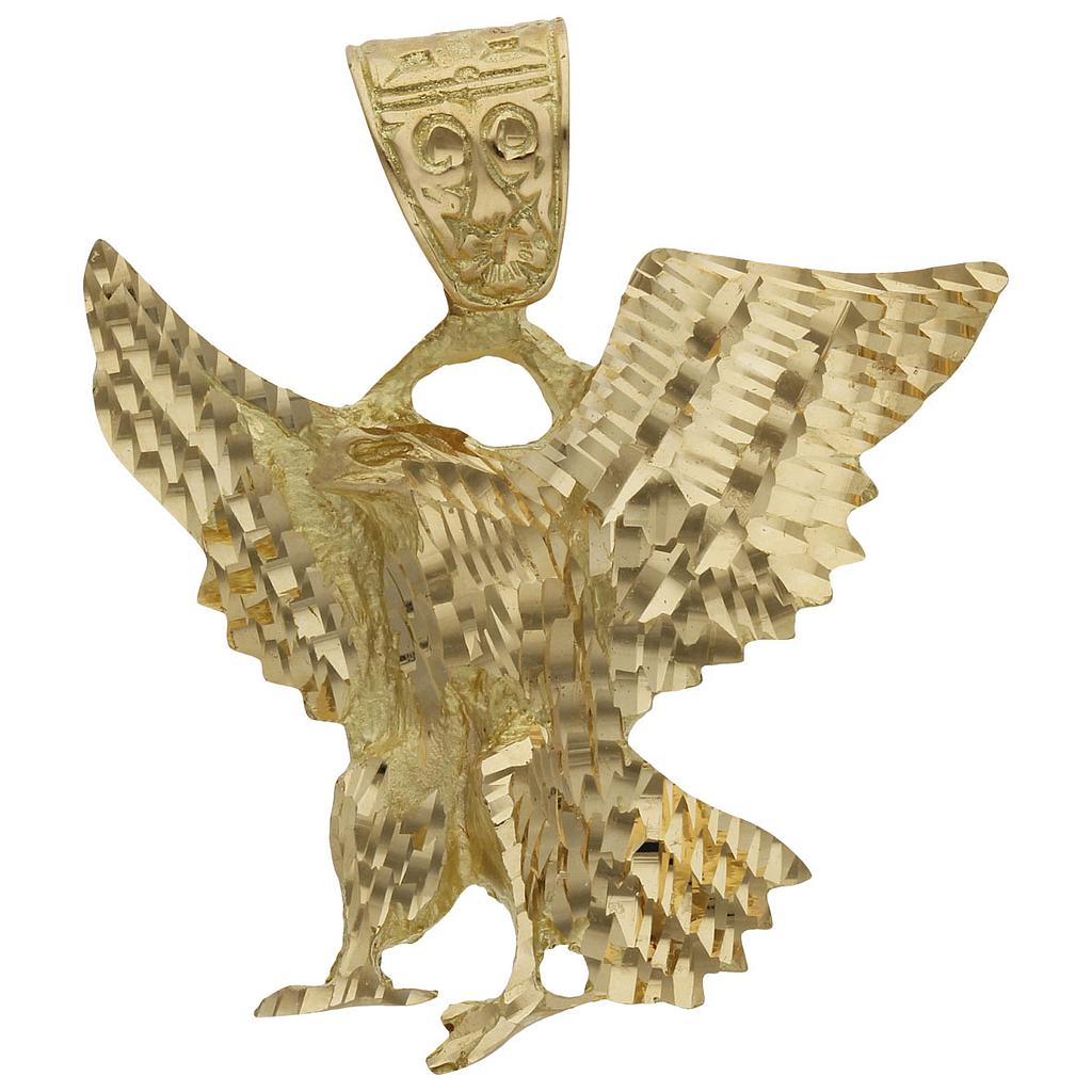 CABEZA ORO 18KL AGUILA MEDIANA - 42X39MM - Peso: 18.20 gr 