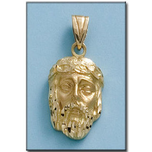 CABEZA ORO 18KL CRISTO - 15X21MM - Peso: 7.80 gr 