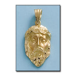 CABEZA ORO 18KL CRISTO - 15X27MM - Peso: 7.55 gr 
