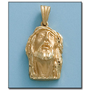 CABEZA ORO 18KL CRISTO - 18X28MM - Peso: 11.95 gr 