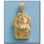 CABEZA ORO 18KL CRISTO - 18X28MM - Peso: 9.80 gr 
