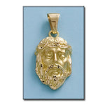 CABEZA ORO 18KL CRISTO - 18X31MM - Peso: 9.75 gr 