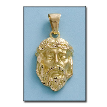 CABEZA ORO 18KL CRISTO - 18X31MM - Peso: 9.75 gr 