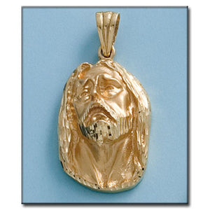 CABEZA ORO 18KL  CRISTO - 21X33MM - Peso: 13.95 gr 