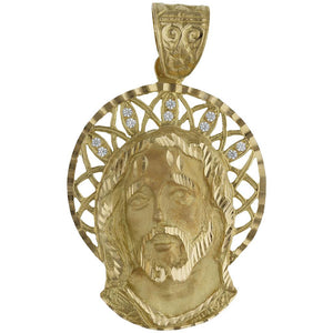 CABEZA ORO 18KL CRISTO - 35X49MM - Peso: 20.10 gr 