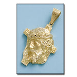 CABEZA ORO 18KL CRISTO - 35X49MM - Peso: 26.20 gr 