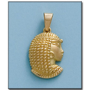 CABEZA ORO 18KL EGIPCIA - 15X22MM - Peso: 2.65 gr 