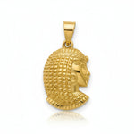 CABEZA ORO 18KL EGIPCIA - 15X22MM - Peso: 3.60 gr 