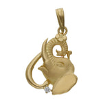 CABEZA ORO 18KL ELEFANTE - 17X24MM - Peso: 2.70 gr 