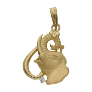 CABEZA ORO 18KL ELEFANTE - 17X24MM - Peso: 2.85 gr 