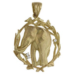 CABEZA ORO 18KL ELEFANTE - 36x43MM - Peso: 14.90 gr 