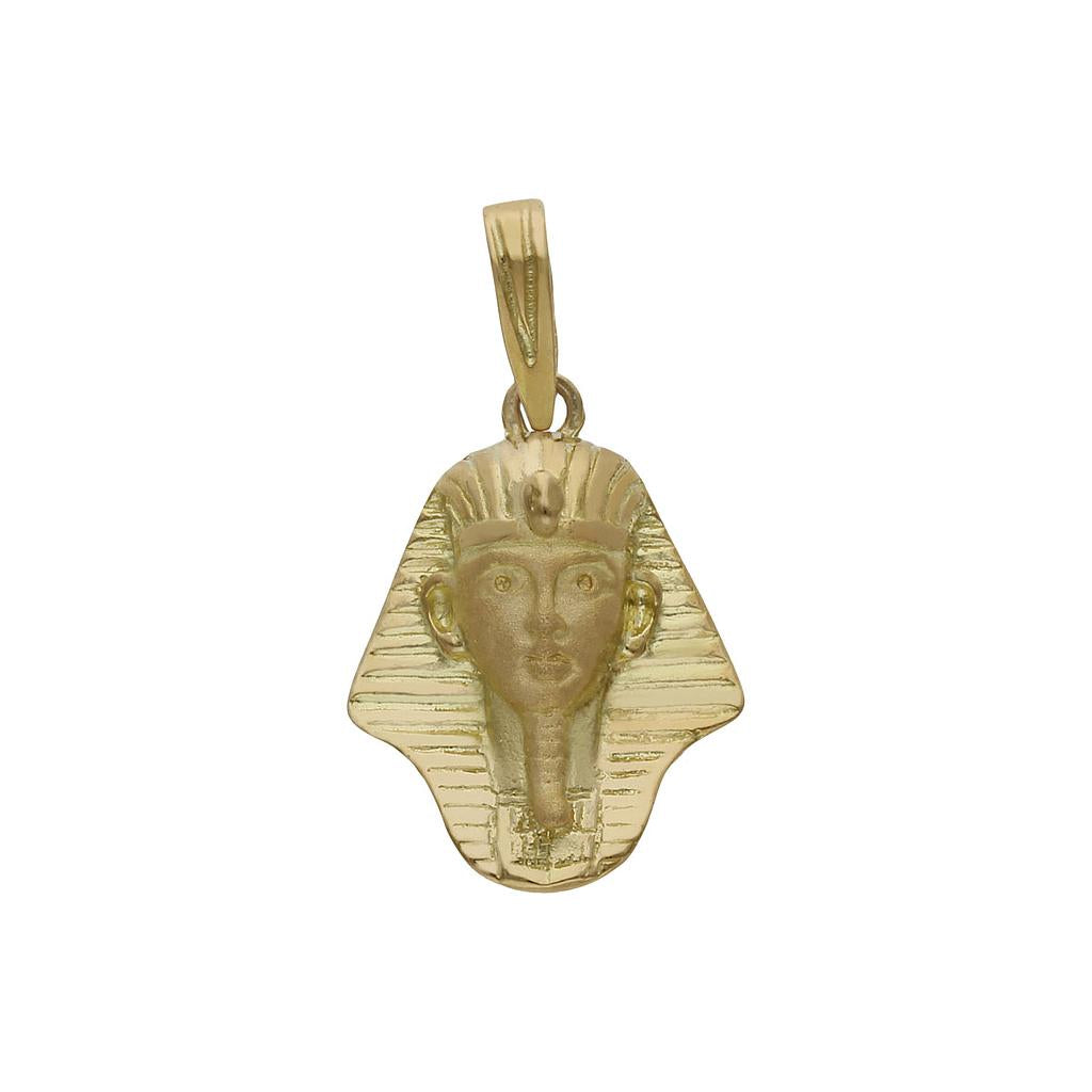 CABEZA ORO 18KL TUTANKAMON - 15X20MM - Peso: 3.30 gr 