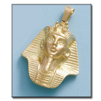CABEZA ORO 18KL TUTANKAMON - 33X39MM - Peso: 11.35 gr 