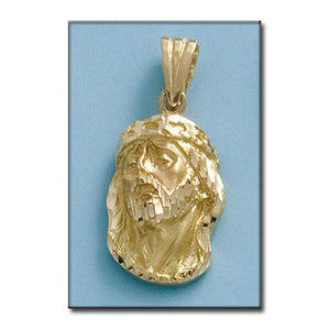 CABEZA ORO CRISTO 18KL DE 17X27MM - Peso: 8.30 gr 
