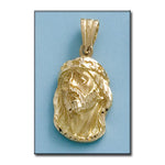 CABEZA ORO CRISTO 18KL DE 17X27MM - Peso: 8.45 gr 