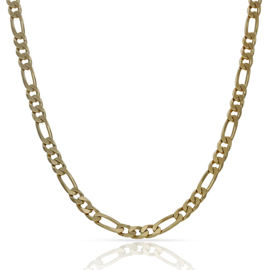 CADENA ORO 18KL 3x1 - 3.50MM - Longitud - Peso: 50cm-15.15 gr 