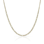 CADENA ORO 18KL 3x1 HUECA - 1.50MM - Longitud - Peso: 45cm-1.40 gr 