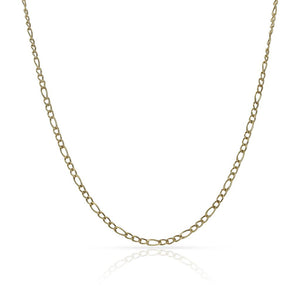 CADENA ORO 18KL 3x1 HUECA - 1.50MM - Longitud - Peso: 50cm-1.45 gr 