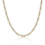 CADENA ORO 18KL 3x1 HUECA 2MM - Longitud - Peso: 40cm-3.00 gr 