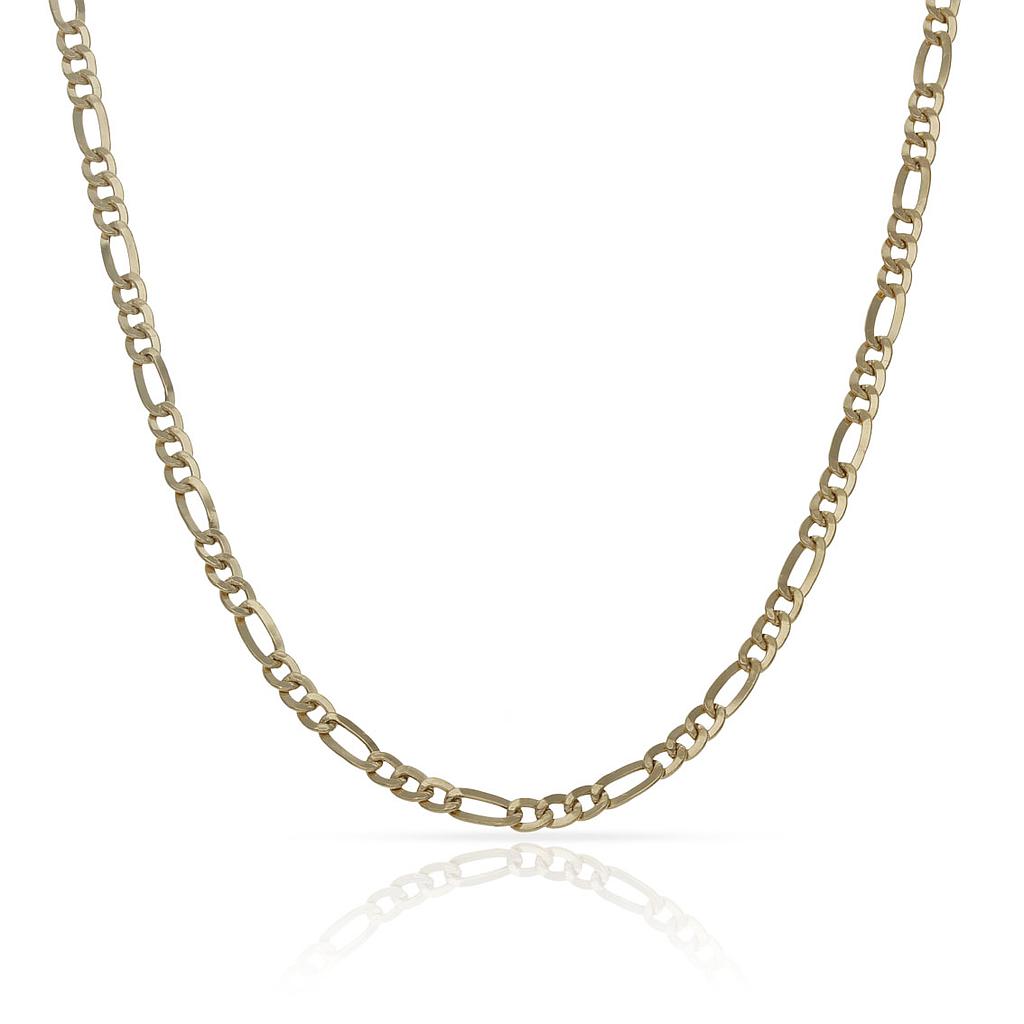 CADENA ORO 18KL 3x1 HUECO - 2.50MM - Longitud - Peso: 50cm-2.65 gr 