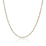 CADENA ORO 18KL ANCORA - 1MM - Longitud - Peso: 45cm-2.75 gr 