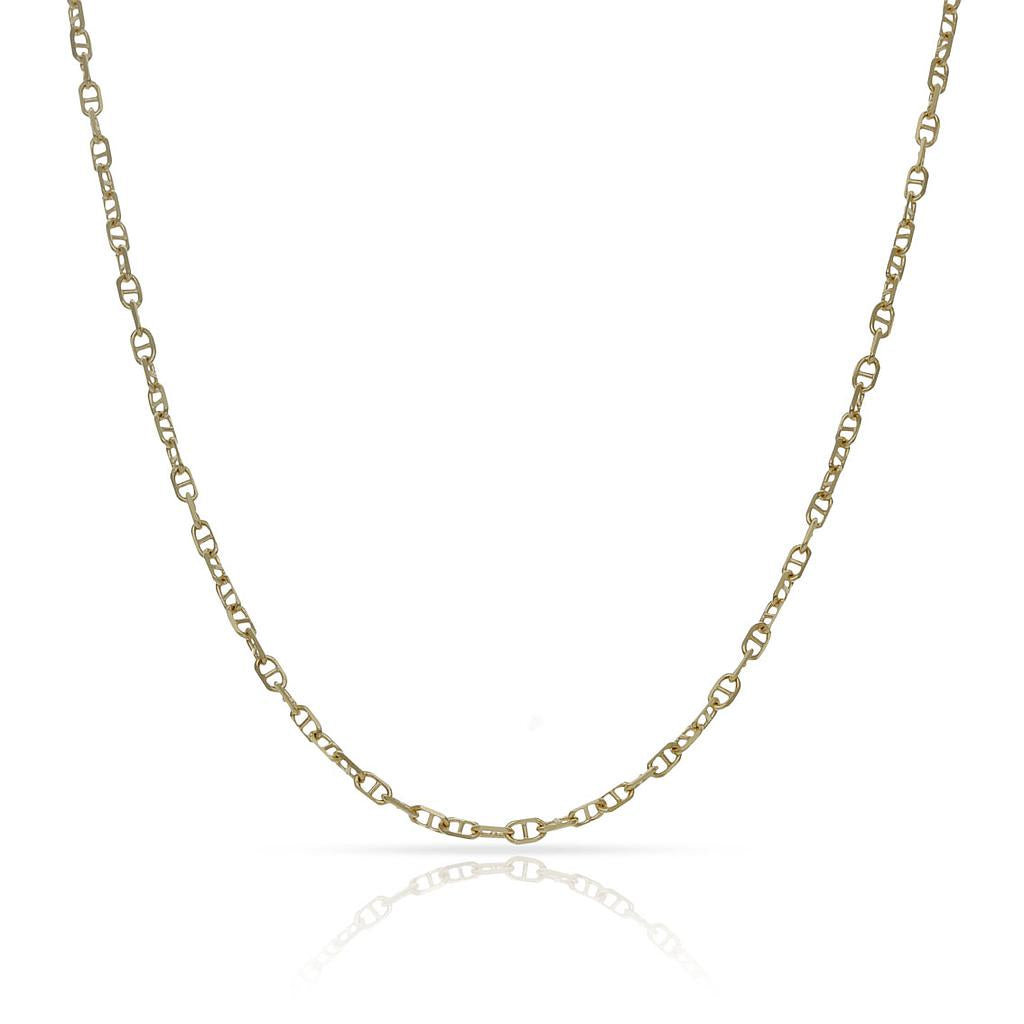 CADENA ORO 18KL ANCORA - 1MM - Longitud - Peso: 45cm-2.80 gr 
