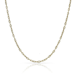 CADENA ORO 18KL ANCORA - 1MM - Longitud - Peso: 45cm-2.80 gr 